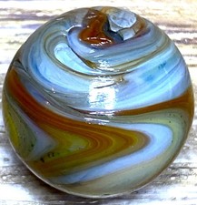 DAS/JABO WONERFUL RAMSHEAD OXBLOOD AVENTURINE SWIRLED SHOOTER .69" BOX03/287