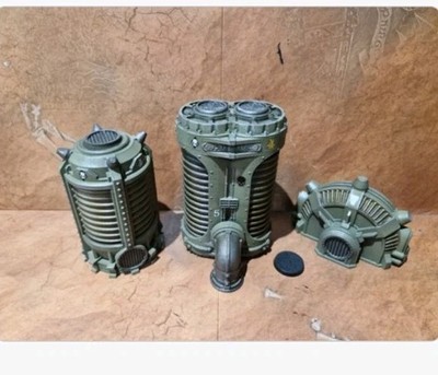 Plasma Energy Reactor Set Printed Terrain. Print