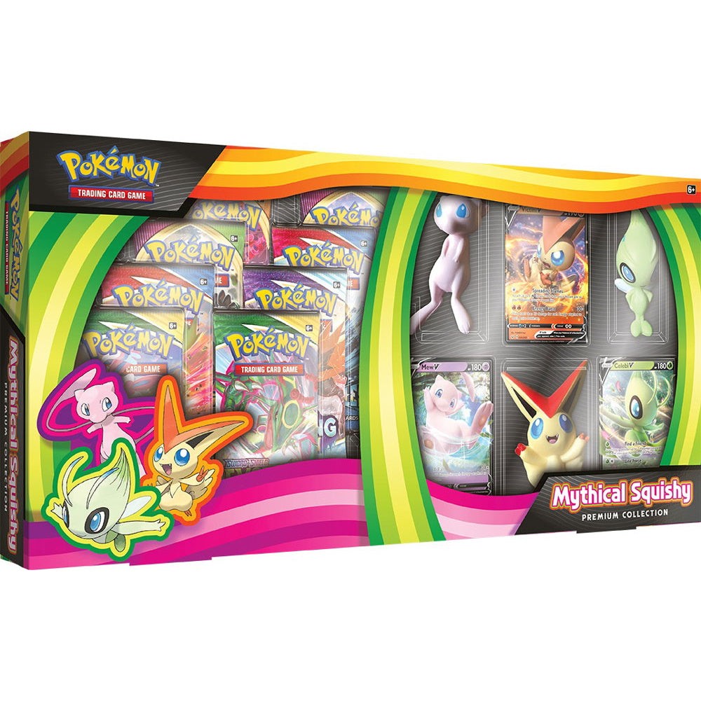 ポケモンカード 英語 Mythical Squishy プレミアム BOX Pokemon TCG: Mythical Squishy Premium Collection