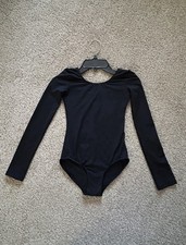 Girls Bloch Black Leotard 8/10