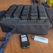 Keypoint Interactive ARS 49 Clicker Keypads WRS7100-KPI & USB Receiver Case Set