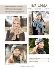 Leisure Arts Textured Hats, Scarves and Cowls Crochet Book