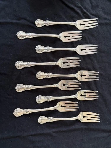 Towle OLD MASTER 9 Salad Forks - No Monograms