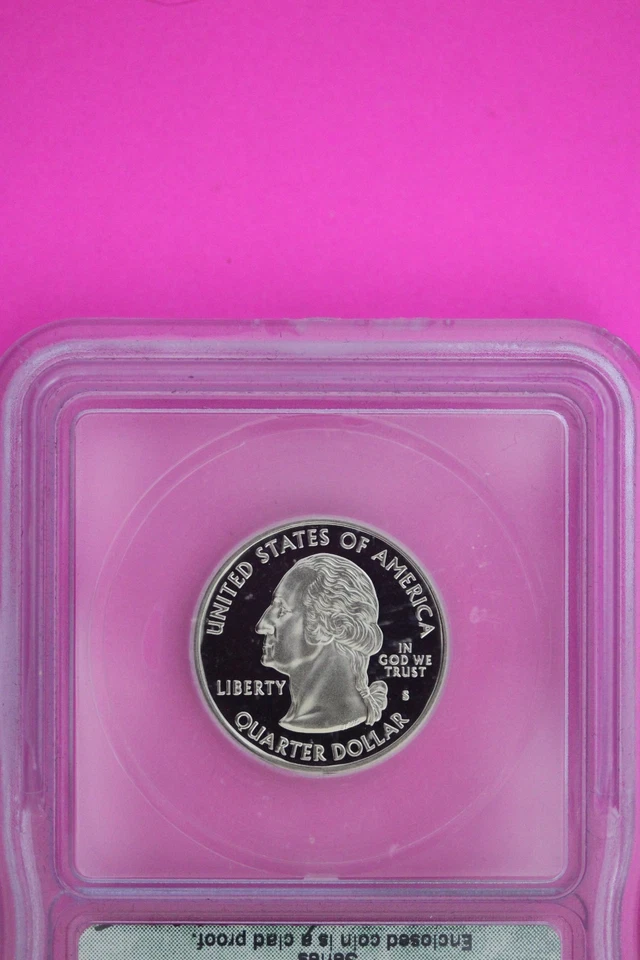 2001 S Proof New York Clad State Quarter Artist Signature ICG Slab 191 - Image 2 of 3