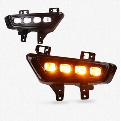 Daytime Running Light Fog Lamp W Turn Signal For Ford F-150 Raptor 2021-2023