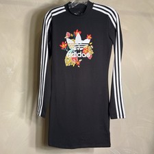 Adidas × HER Studio London Women’s Athletic L/S Streetwear Floral Dress|Sz:Small