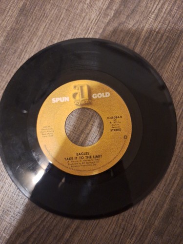 Rock 45 Eagles - Take It To The Limit / Lyin' Eyes On Spun Gold - Picture 4 of 4
