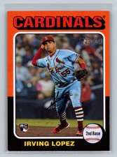 2024 Topps Herritage High Number #634 Irving Lopez RC MLB St. Louis Cardinals