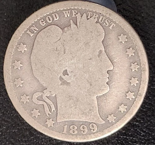 1899 O New Orleans Mint Barber Quarter