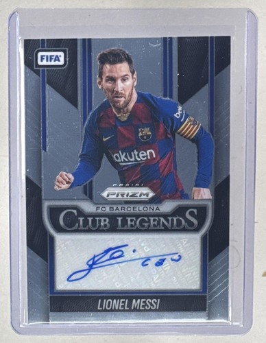 Lionel Messi 2025 Panini Prizm FIFA #CL-LM Club Legends Signatures Auto