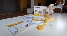 Medela Harmony Handmilchpumpe Milchpumpe Stil...