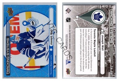 Joseph Woll Tracking Systems 2025-26 Upper Deck NHL Series 1 #TS-20