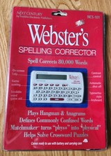 Vintage 1994 Franklin Webster  s Spelling Corrector Plus NCS-101 Unopened