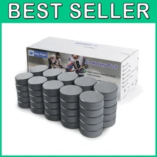 50 Hockey Pucks Bulk Set - Ideal for Training