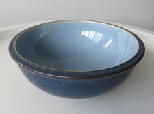 DENBY BLUE JETTY SOUP CEREAL DEEP RIMMED CERAMIC BOWL NEW 7'' 18CM DISCONTINUED