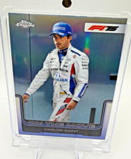 Carlos Sainz 2025 Topps Chrome F1 On The Move Refractor ##189 Williams Formula 1