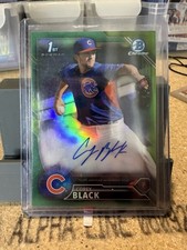 2016 Bowman Chrome Prospects Autographs Corey Black #CPA-CB Green Refractor /99 