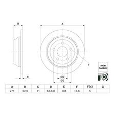 2x Bremsscheibe hinten für Ford Puma J2K | 26216626