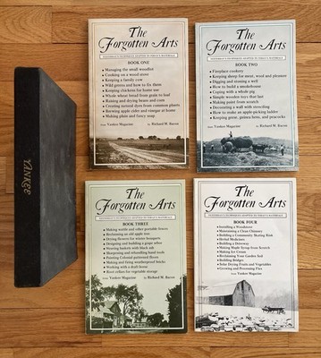 The Forgotten Arts Book One Two Three Four w/ black box Yankee Richard Bacon