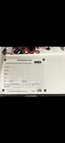 Sega Saturn Long Box Virtua Fighter Remix Registration Card Excellent Shape