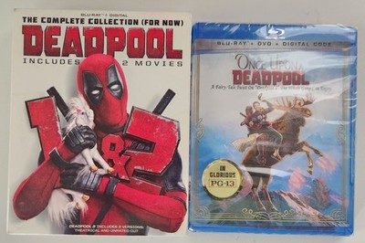 Deadpool 2-Once Upon a Deadpool Blu-ray + Complete Collection DVD Logan Noir
