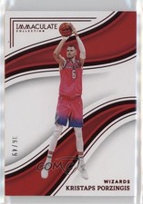 2022-23 Panini Immaculate Red 36/49 Kristaps Porzingis #44 16zo