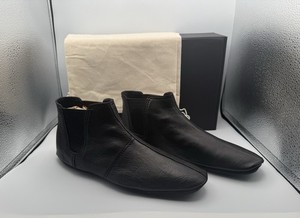 Prada Men’s Black Leather Double Chocolate Chelsea Boots New US 12 $1490 Prada Double Chocolate Chelsea Boot in Black for Men | Lyst main image 4