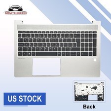FOR HP Probook 450 G8 455 G8 Latin Keyboard Upper Case Palmrest Cover US
