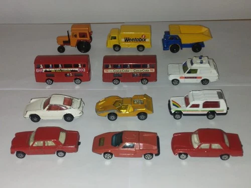 LOT OF 12 VTG 1973-1983 CORGI JUNIORS MODELS. GOOD-EXCELLENT CONDITION