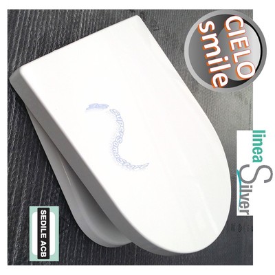 Toilettensitz für SMILE Ceramica Cielo aus wärmehärtendem Kunststoff - ACB Er