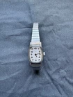 Vintage Timex BA-Cell Quartz Silver Stretch Watch