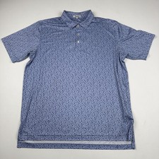Peter Millar Polo Shirt Mens XL Summer Comfort Golf Performance Print