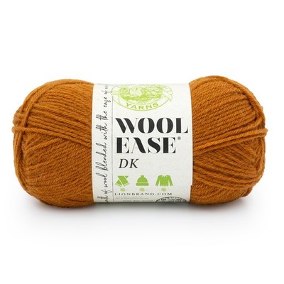 3er Pack - Lion Brand Wool-Ease DK Yarn-Pumpkin - 5A0039DL-1H8LY