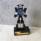 1984 Remco Zybots Robot Tractor Trailer Rare, Black Truck figure Transformer