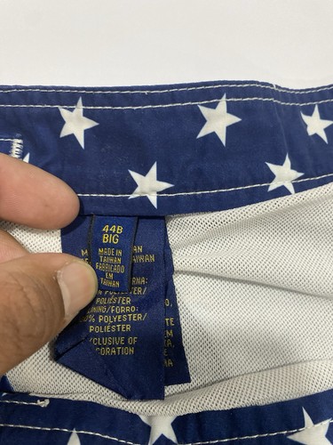 Polo Ralph Lauren Olympia 2016 Badetrink Shorts Herren Gr. 44 B Big Blau Rot - Bild 3 von 7