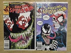 Amazing Spider-Man Comic Lot #346 FN #347 VF  Newsstand (1991) Venom Larsen