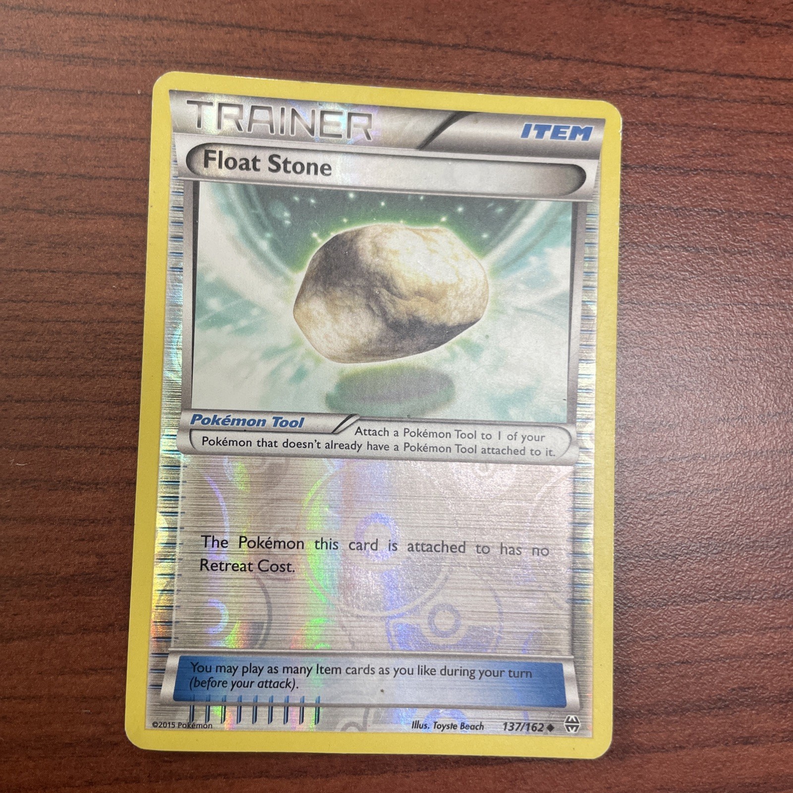 Float Stone Reverse Holo XY - BREAKthrough 137/162 Uncommon LP Pokemon