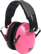 Banz Kidz Earmuffs 2 Years & Older – Petal Pink - 1 Count (Pack of 1), 