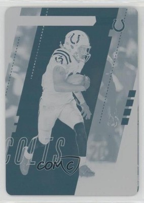 2017 Panini Absolute Printing Plate Cyan 1/1 TY Hilton #2 e6p