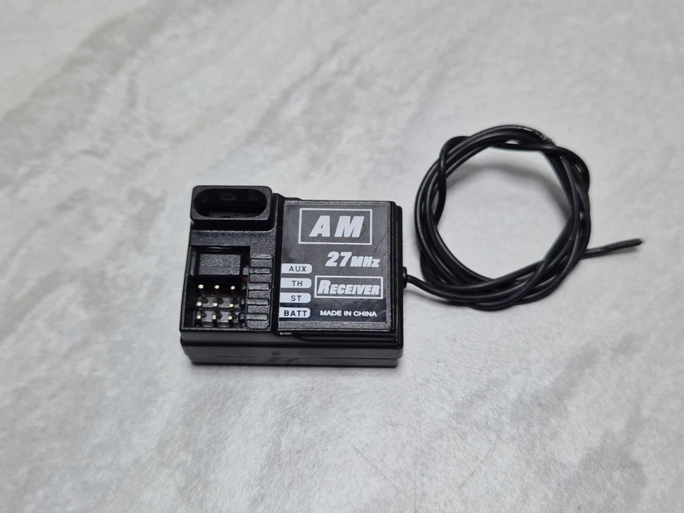 RC Radio Receiver AM 27MHz 2 CH Channel Nitro Electric RC Car Boat Universal - Image 2 of 4