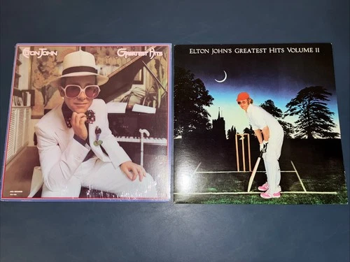 ELTON JOHN Greatest Hits Volume I & II LP Original Vinyl MCA RECORDS 2128 3027