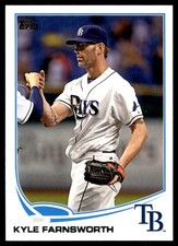 Kyle Farnsworth 2013 Topps #168 Rays MLB READ FREE SHIPPING AutographDen