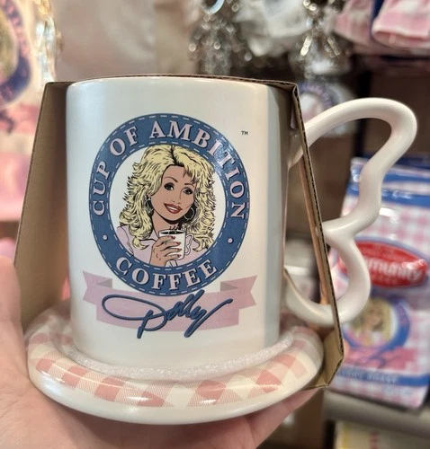 Dolly Parton Official Cup Of Ambition Mug w/Saucer *Not Sold Online * - product listing photo