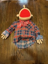 1971 Ventriloquist Dummy Puppet Doll Muppet Style (clothes could use cleaning)