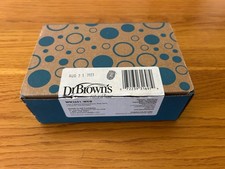 Dr. Brown's Natural Flow Level 3 Wide-Neck Baby Bottle Nipple 6m New 6 Count