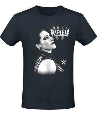 WWE T-Shirt Herren Rhea Ripley - Faded Photo schwarz