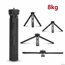 Compact aluminum desktop camera tripod