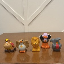 Fisher-Price Little People Alphabet Zoo A-Z Animals Replacement 5 Figures Lot
