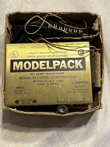 MRC MODELPACK #1400 HO TRAIN POWER SUPPLY NEW IN BOX - Picture 2 of 5