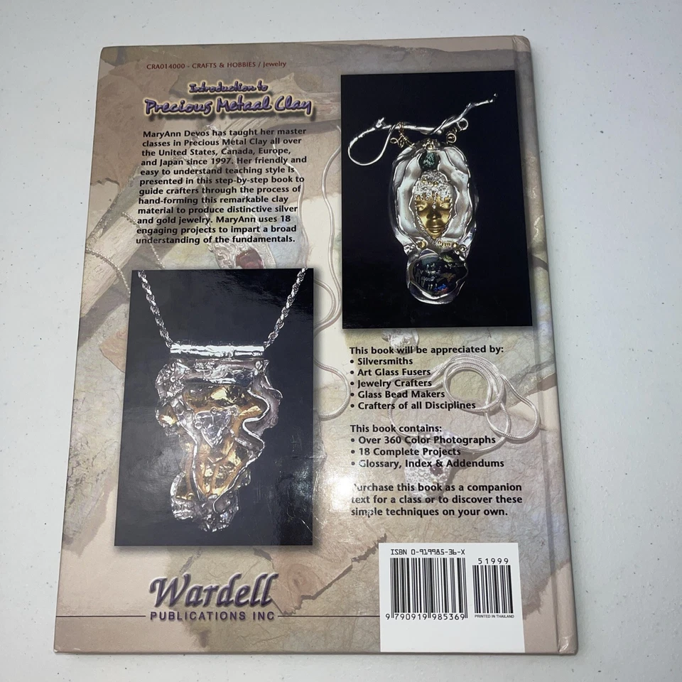 Introduction to Precious Metal Clay by Mary Ann Devos Hardcover - Image 3 of 4